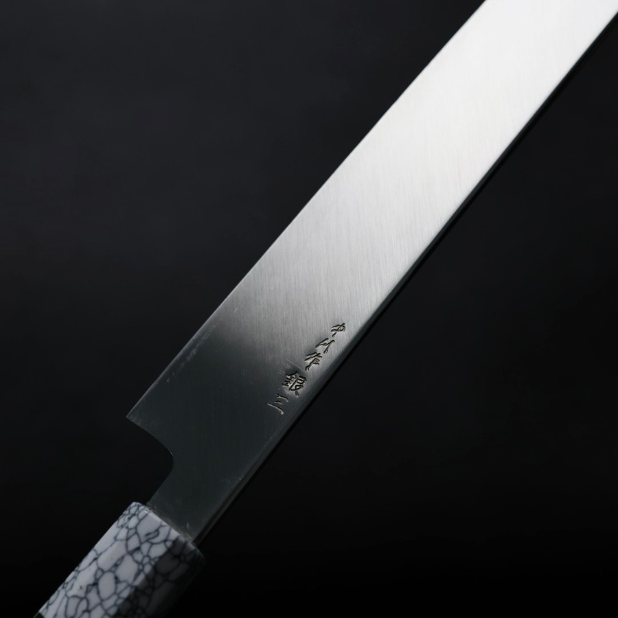 中川打刃物 曲背先丸 330mm<br>銀三鋼