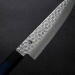 ai-bn180-vg10-7 藍包丁 新萬能刀 180mm VG10鋼 鎚目 大馬士革