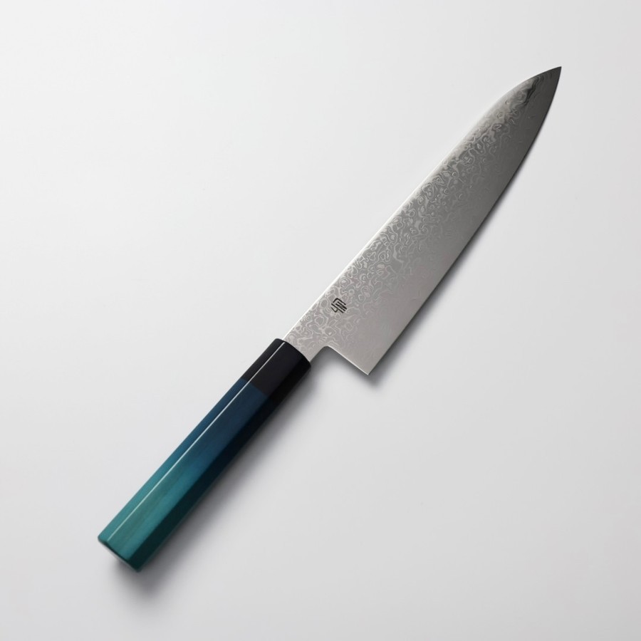 ai-g210-g3d-3 藍包丁 牛刀 210mm 銀三鋼 大馬士革