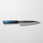 ai-g210-mv 藍包丁 牛刀 210mm 鉬釩鋼 黑打鎚目