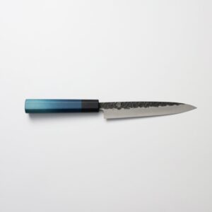 ai-petit-mv 藍包丁 蔬果刀 150mm 鉬釩鋼 黑打鎚目