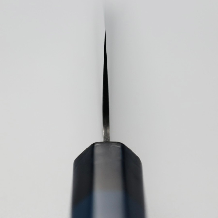 藍包丁 三德 170mm 鉬釩鋼 黑打鎚目
