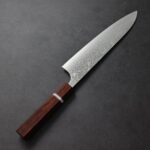 安立打刃物 牛刀 210mm VG10 大馬士革 活動限定柄