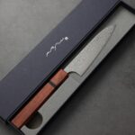 anryu-p120-vg10de-2-1 安立勝重 蔬果刀 120mm VG10 大馬士革 活動限定柄