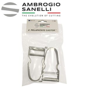 as-1433004 1433004 SANELLI 不鏽鋼削皮器 23g(四入)