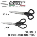 AS-1502000 SANELLI 義大利不銹鋼廚房小剪刀
