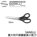 AS-1502000 SANELLI 義大利不銹鋼廚房小剪刀