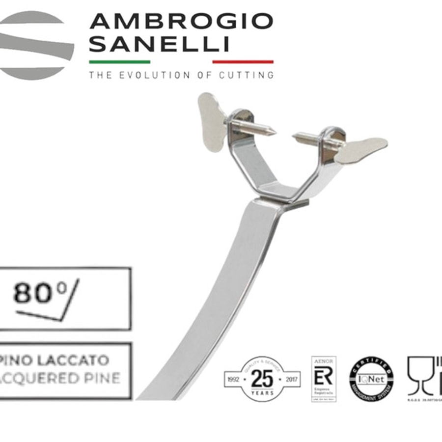 【SANELLI 西班牙製 可摺疊火腿架】IBERICO木底座 西班牙製 50*21*高26CM 底板木材質厚度3cm