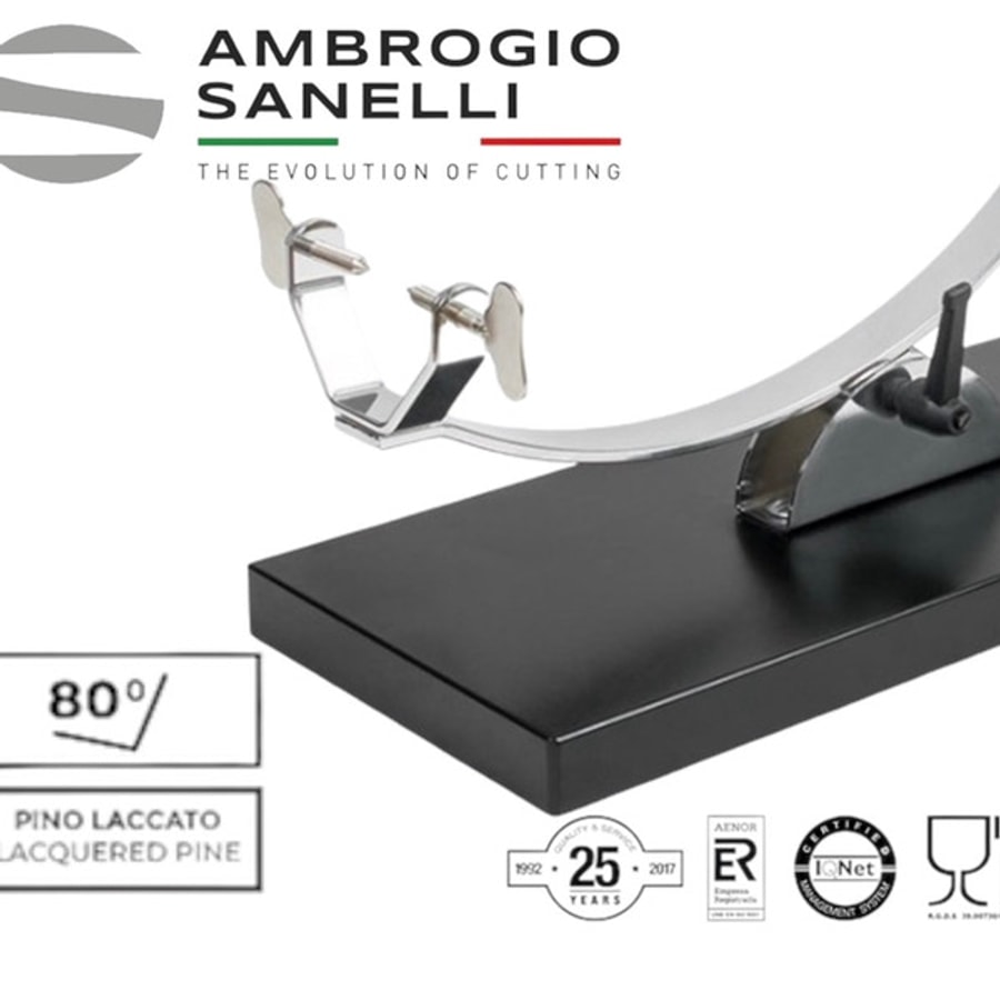 【SANELLI 西班牙製 可摺疊火腿架】IBERICO木底座 西班牙製 50*21*高26CM 底板木材質厚度3cm