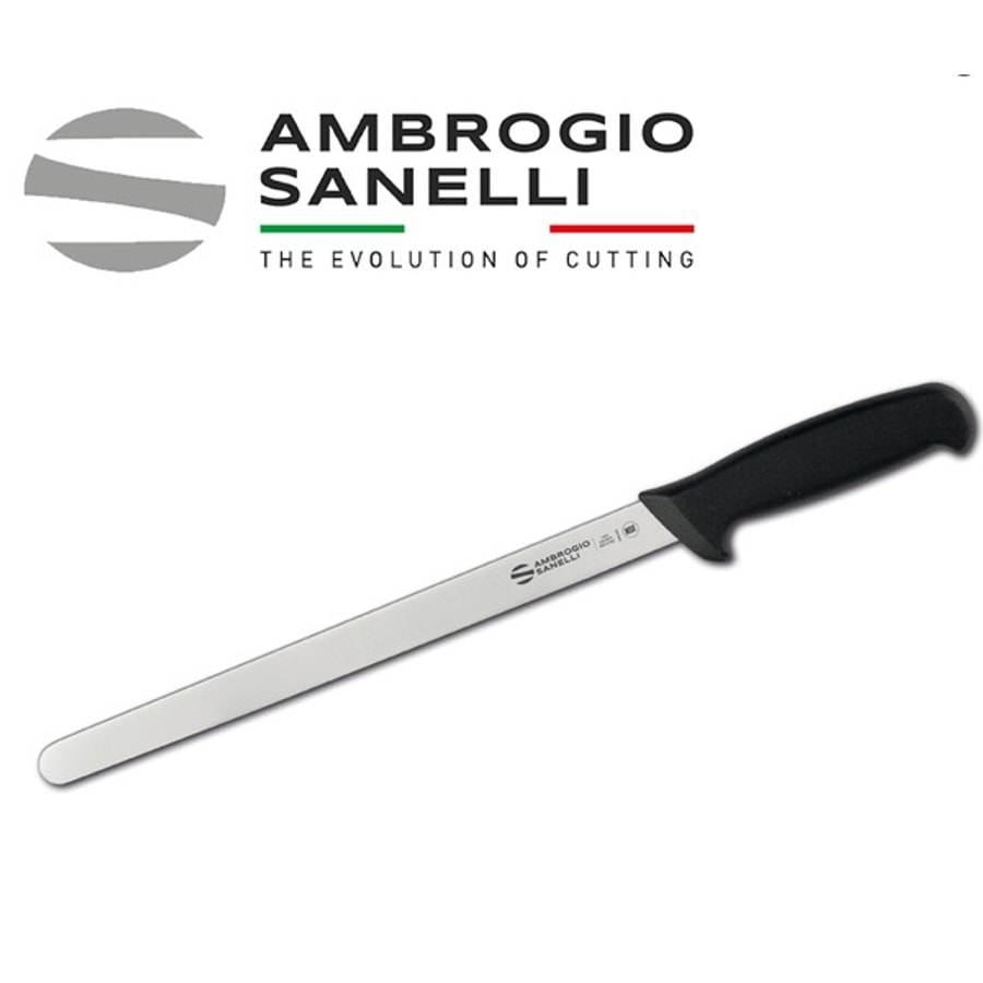 【SANELLI 義大利製 SUPRA窄火腿刀 28cm】火腿刀 切肉刀 火腿28CM
