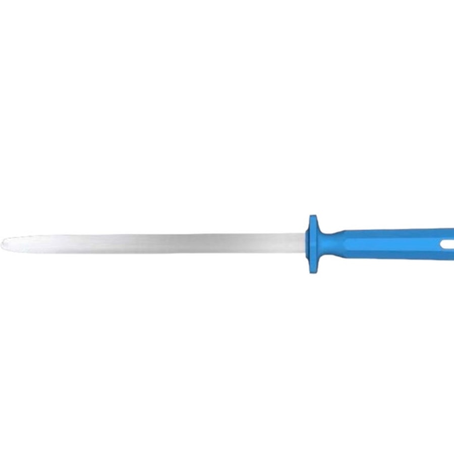 【SANELLI SUPRA磨刀棒30CM 橢圓形 超細目 藍】德國製 專業磨刀棒