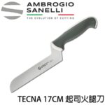 【SANELLI 義大利製 TECNA系列 起司火腿刀 17CM 雙色選擇】防滑效果佳 火腿刀 切肉刀 火腿-copy
