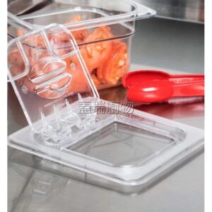 ca-30cwl 蓋瑞廚物【美國 CAMBRO1/3及1/6翻摺蓋 】NSF份數盆 PC份數盆 調理盆 透明調理盆 沙拉盆 冷凍冷藏保鮮盒 食品