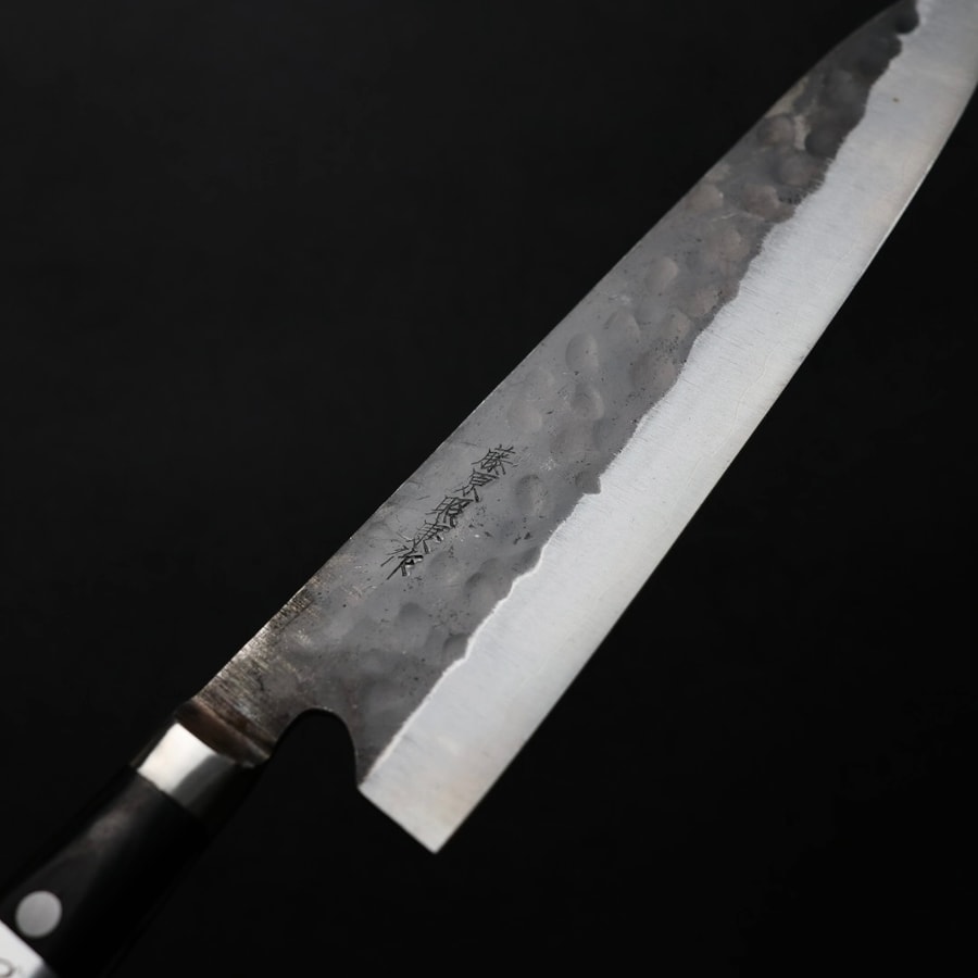 藤原照康 傳家寶刀 牛刀<br>210mm 青紙超級鋼 洋柄:圖片 3