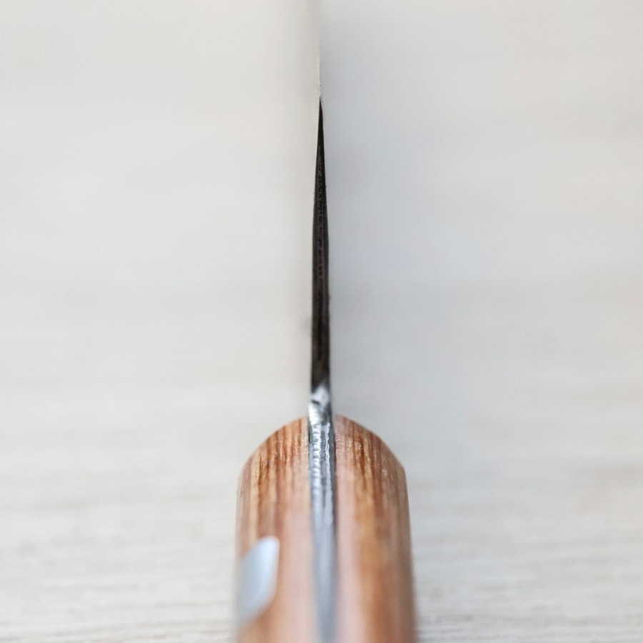 fujiwara-g210sk-njy-4 藤原照康 梨地 牛刀210mm 白紙1號鋼 無口金洋柄
