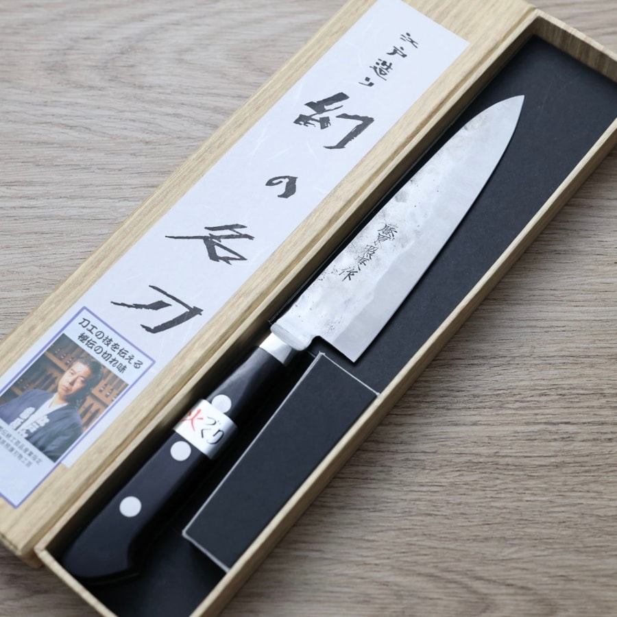 藤原照康 幻之名刀 蔬果130mm 白紙1號鋼:圖片 2