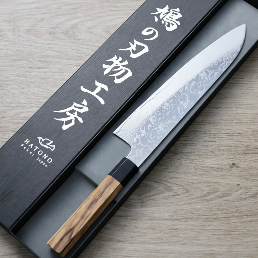 hatono-g240dd-2 鳩野憲志朗 牛刀 240mm SG2 鑽石大馬士革