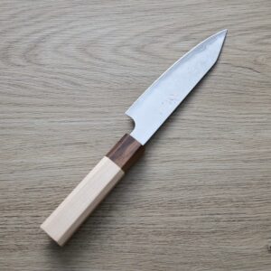 hatono-p135-g3 鳩野憲志朗 蔬果刀 135mm 銀三鋼 大馬士革