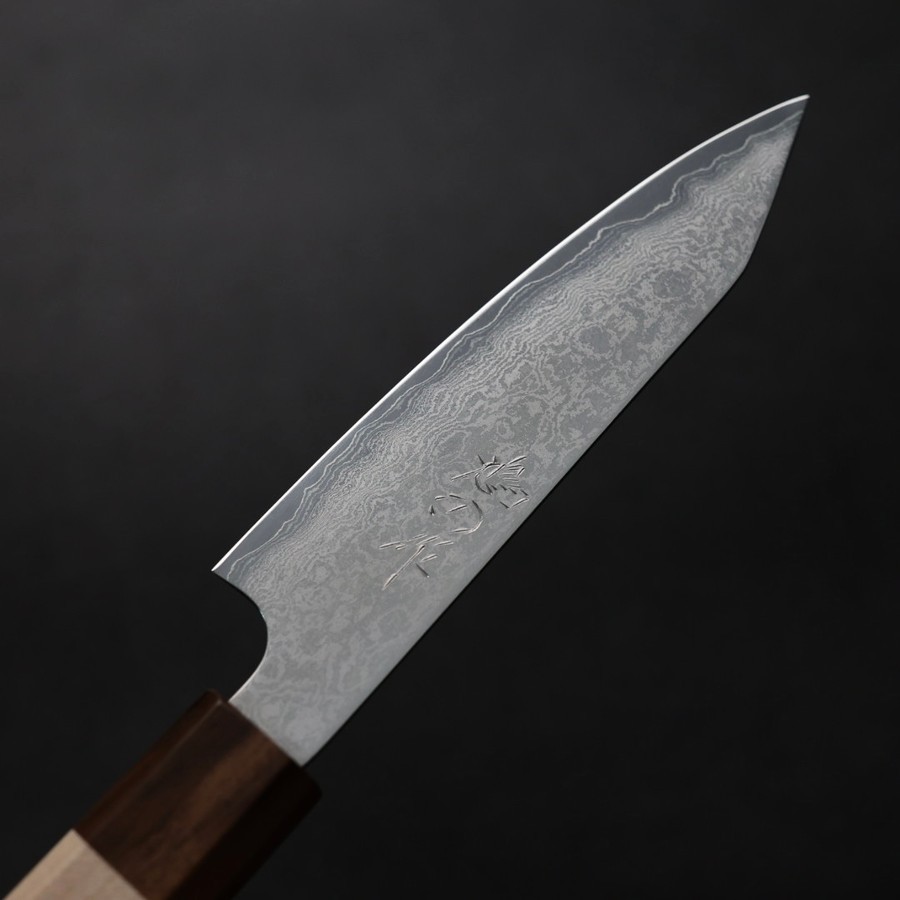 hatono-p135-g3-5 鳩野憲志朗 蔬果刀 135mm 銀三鋼 大馬士革