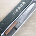 hatukokoro-g240-vg10-dt-2 初心 牛刀 240mm VG10鋼 大馬士革鎚目