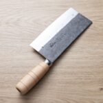 初心 仟鍛 中華片刀 170mm 青紙鋼 黑打