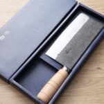 初心 仟鍛 中華片刀 170mm 青紙鋼 黑打