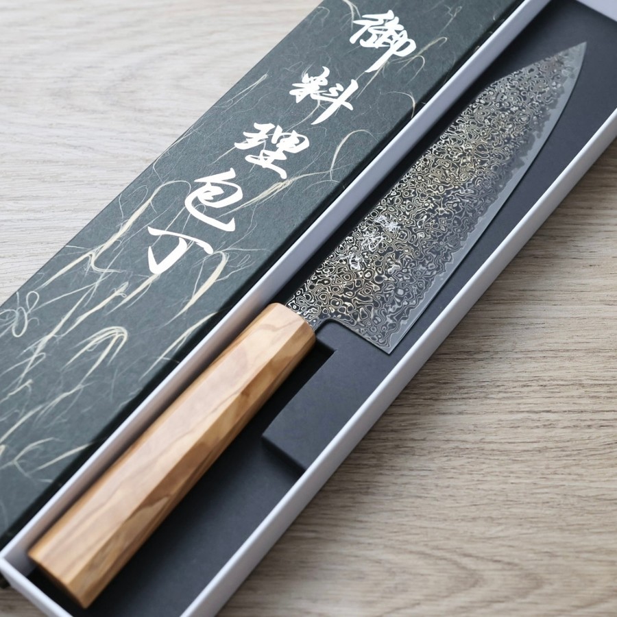 初心 細冰 切付三德 180mm SG2鋼 大馬士革
