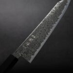 初心 流冰 牛刀 210mm<br>SG2鋼 黑染大馬士革