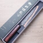 hk-g240-kisld-2 初心x二唐 喜 牛刀 240mm<br>SLD鋼 黑打有色大馬士革