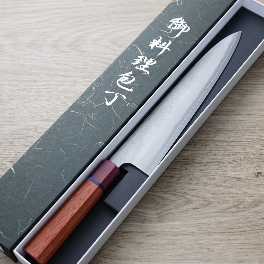 初心x吉金刃物 牛刀 240mm<br>SKD高速鋼 梨地