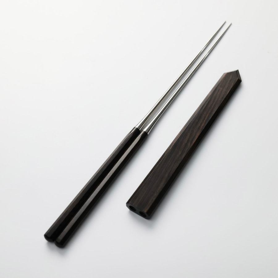 初心 黒檀盛箸