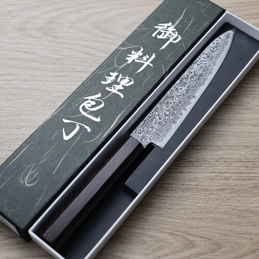 初心 流冰 蔬果 150mm<br>SG2鋼 黑染大馬士革:圖片 2