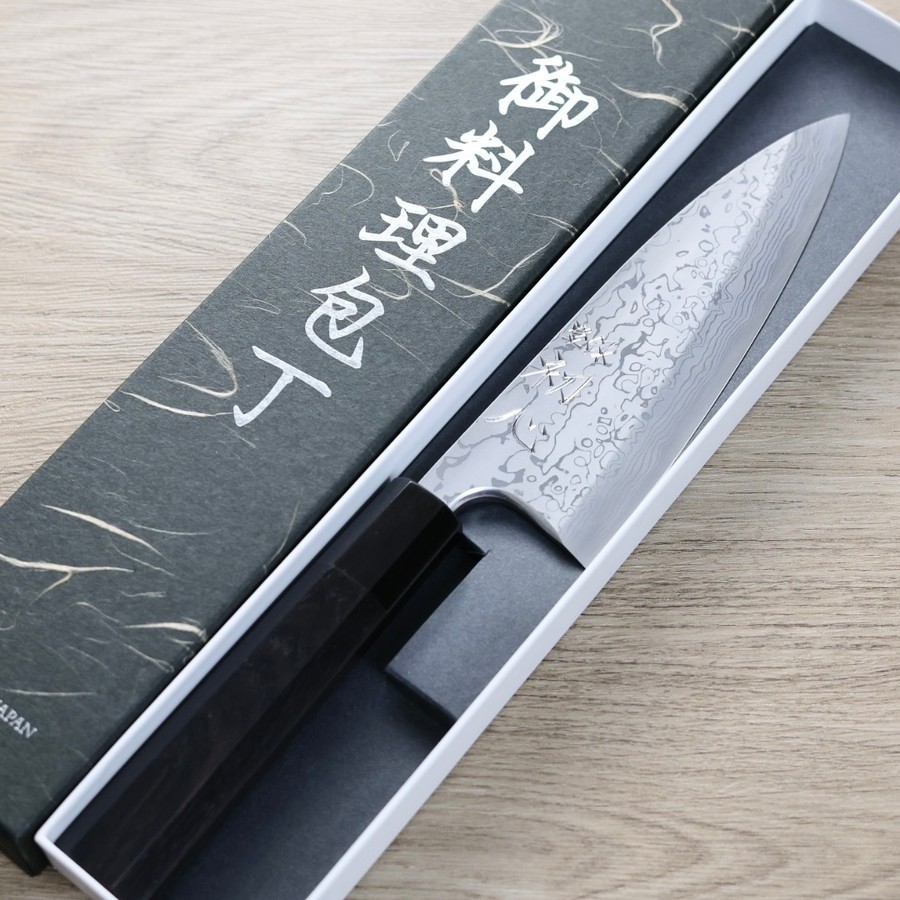hkyauji-deba-180ak-2 初心x彌氏良寬 出刃 180mm 青紙鋼 墨流
