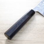 hkyauji-deba-180ak-4 初心x彌氏良寬 出刃 180mm 青紙鋼 墨流