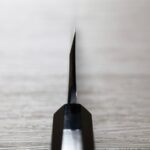 hkyauji-deba-180ak-5 初心x彌氏良寬 出刃 180mm 青紙鋼 墨流