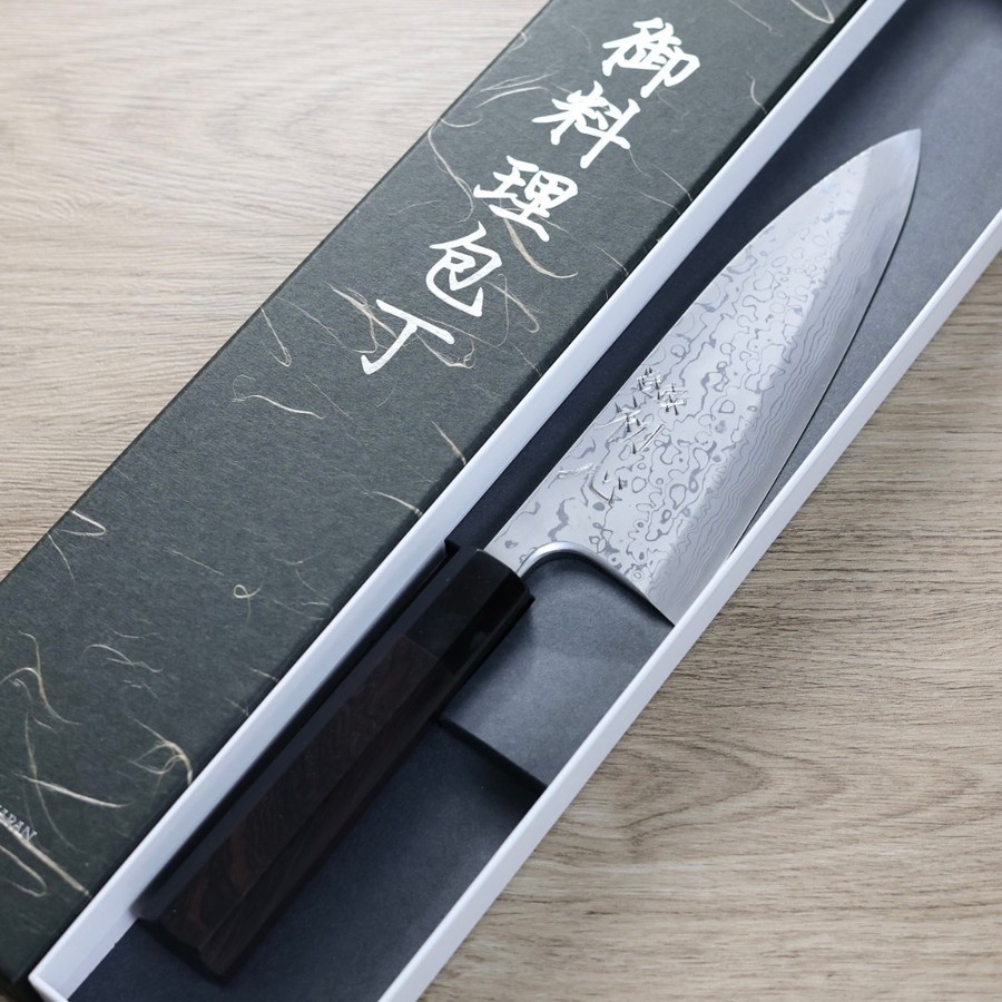 hkyauji-deba-195ak-2 初心x彌氏良寬 出刃 195mm 青紙鋼 墨流