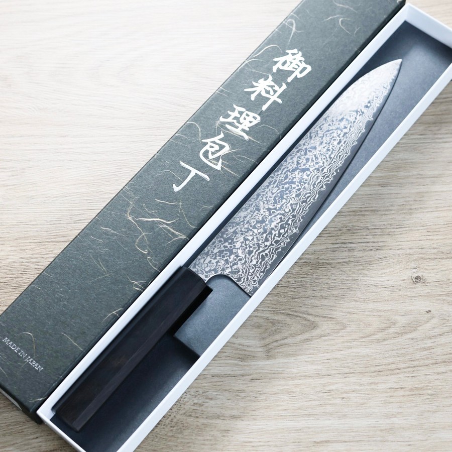 hkyauji-g240-ats-2 初心x彌氏良寬 銀河 牛刀 <br>240mm ATS34鋼 大馬士革