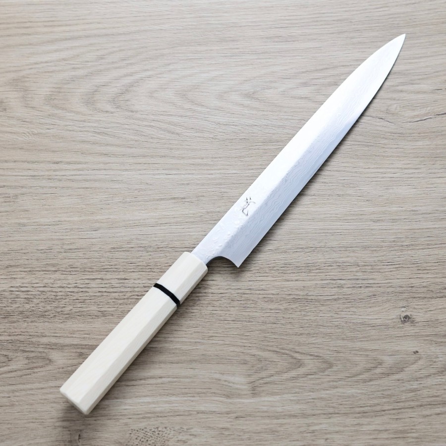 彌氏良寬  柳刃 270mm 青紙鋼 墨流