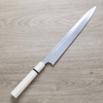 彌氏良寬  柳刃 300mm 青紙鋼 墨流