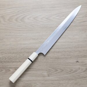 彌氏良寬  柳刃 300mm 青紙鋼 墨流