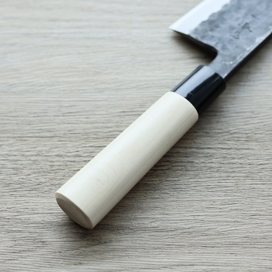 it-deba165kl-3 一徹 出刃 165mm 白紙鋼 黑打/左手用
