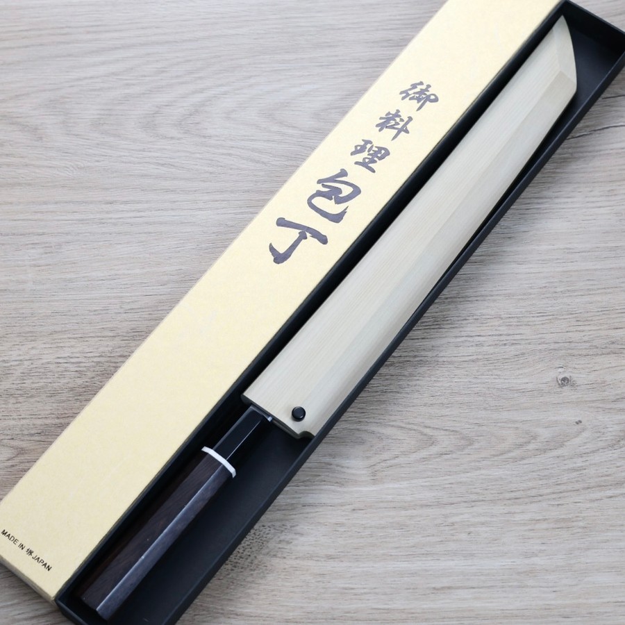 it-sakimaru-300tn-3 一徹x田中義一 先丸蛸引 300mm 白紙鋼/付鞘