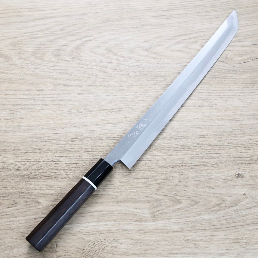 it-sakimaru-300tn 一徹x田中義一 先丸蛸引 300mm 白紙鋼/付鞘