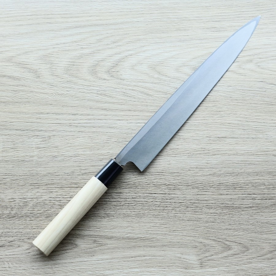 it-yanagiba-270kl-5 一徹 柳刃 270mm 白紙鋼 黑打/左手用