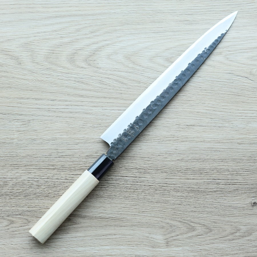 it-yanagiba-270kl 一徹 柳刃 270mm 白紙鋼 黑打/左手用