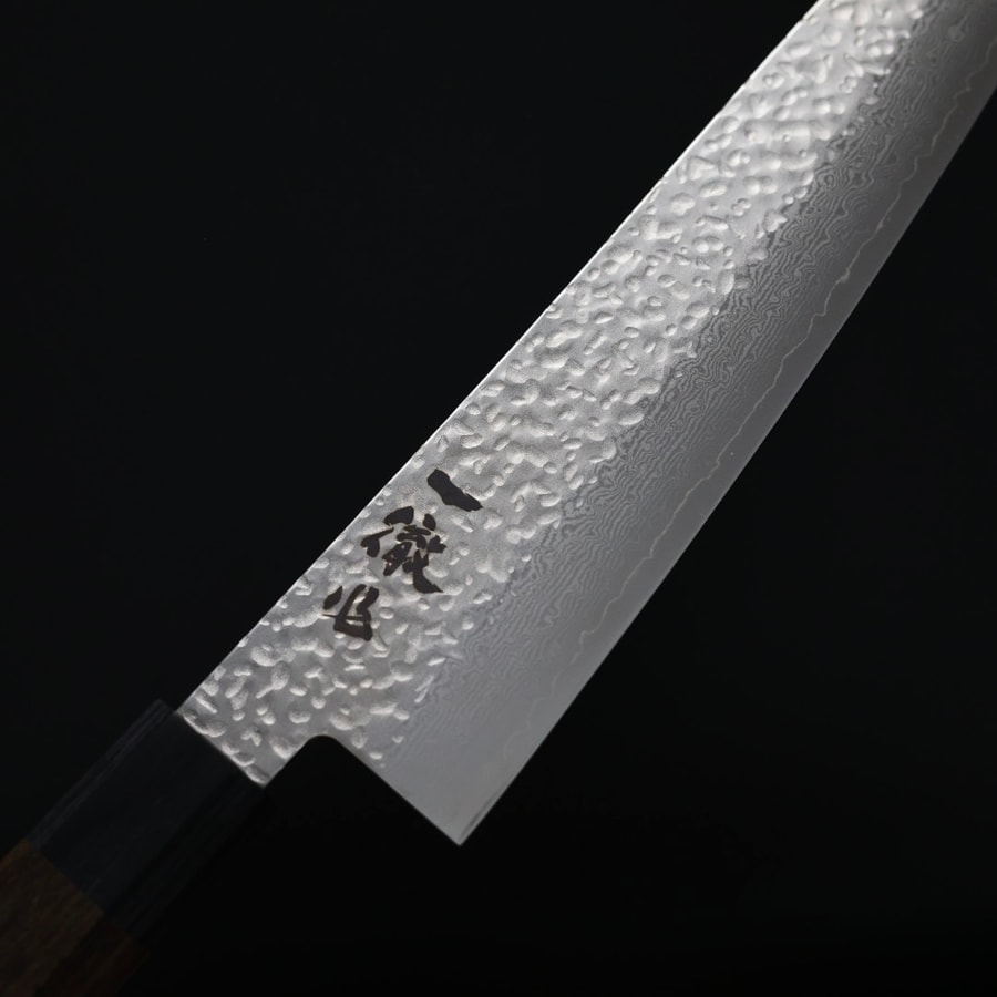ittetsu-iwz-104-5-1 一徹 牛刀 210mm VG10鋼<br>33層鎚目大馬士革