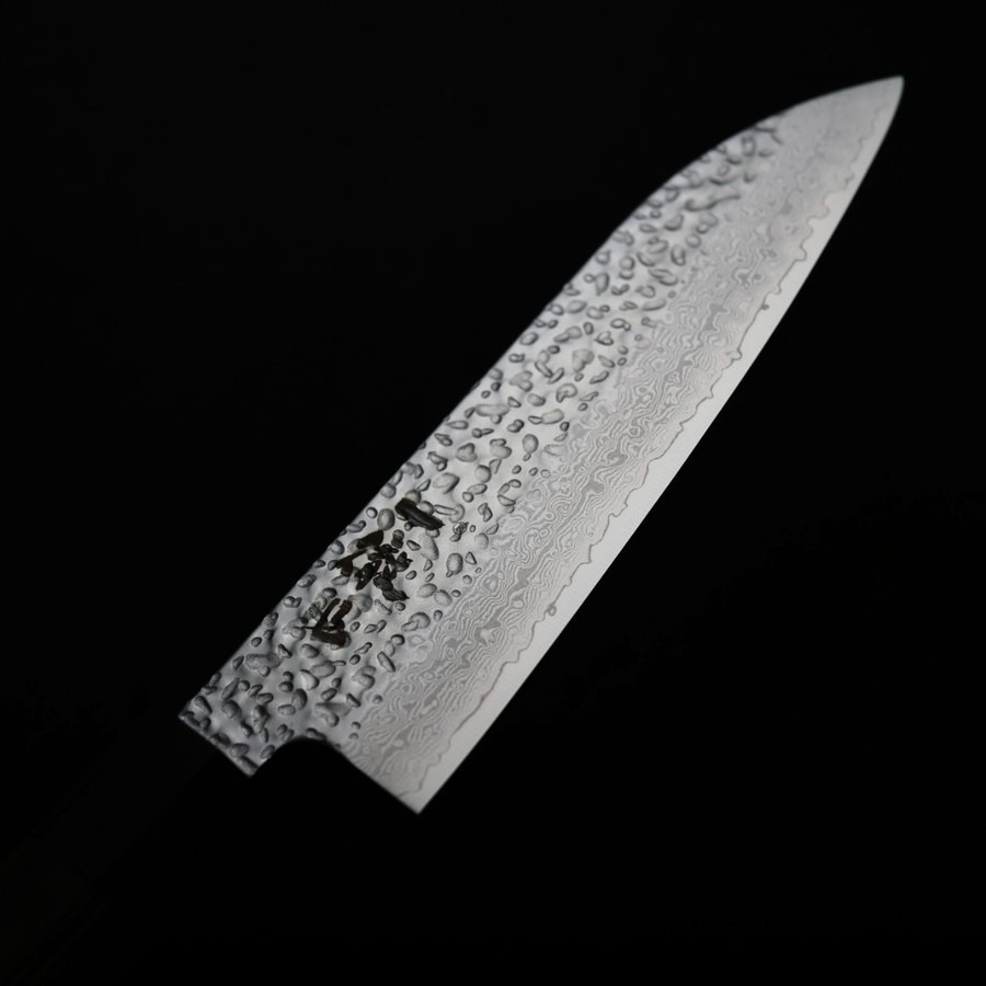 一徹 三德 165mm VG10鋼 33層鎚目大馬士革