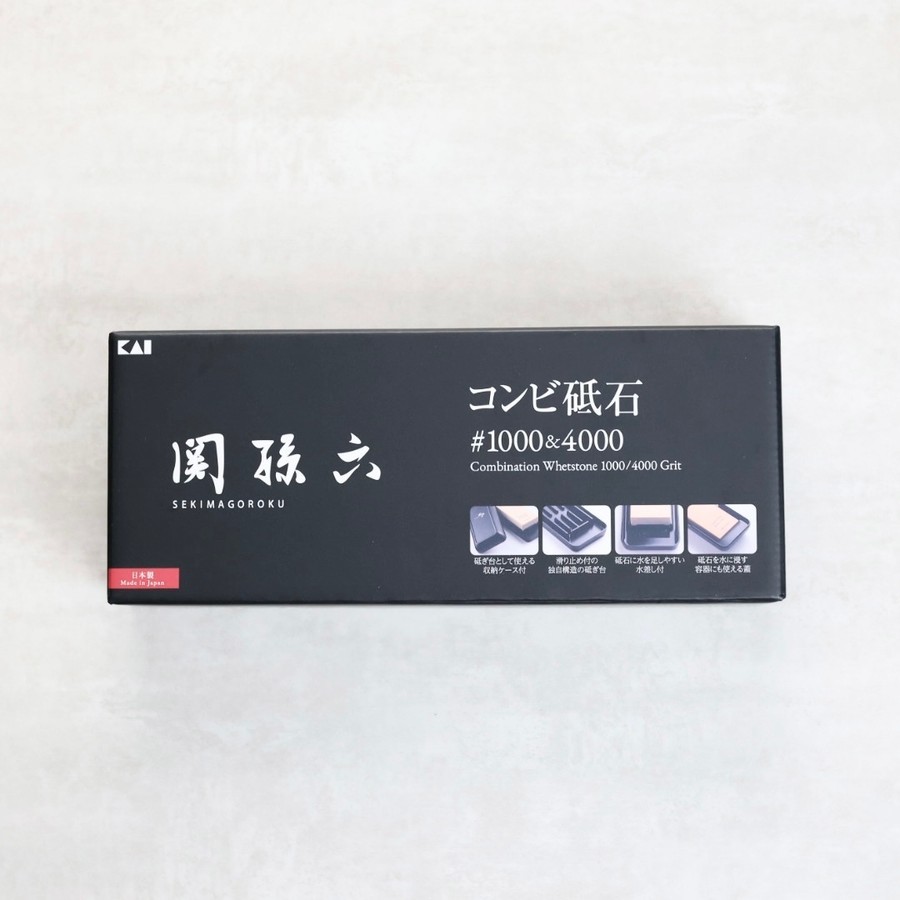 KAI 關孫六 雙面砥石 1000/4000