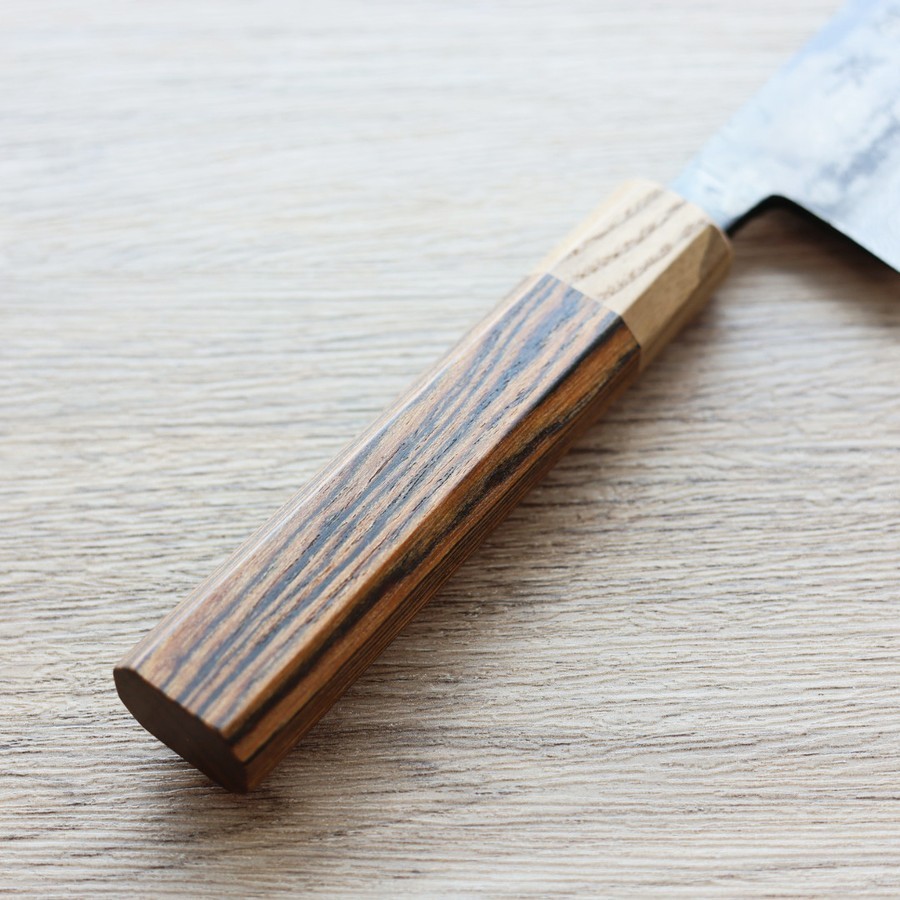 kajiwara-gyuto210-ku-3 梶原 務 切付牛刀 210mm 青紙2號鋼