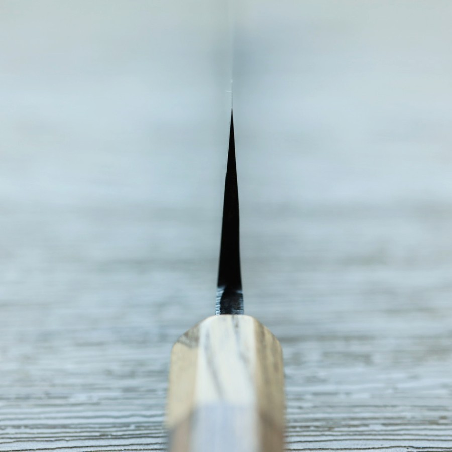 kajiwara-gyuto210-ku-4 梶原 務 切付牛刀 210mm 青紙2號鋼